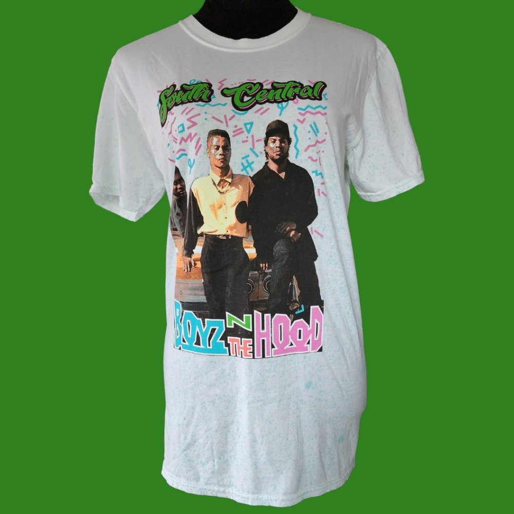 NWOT  BOYS IN THE HOOD MED 100% Cotton White Retro Tee By Columbia Pictu…
